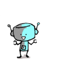 [LINEスタンプ] ゆるいロボットの日常の画像（メイン）