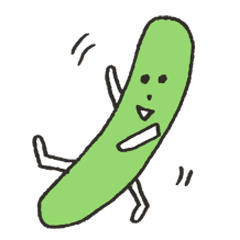 [LINEスタンプ] 毎日の元気な緑黄色野菜の画像（メイン）