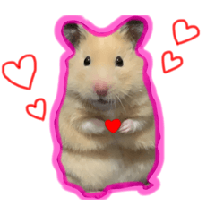 [LINEスタンプ] つくね（キンクマハムスター）