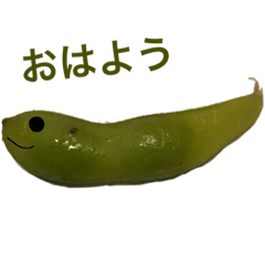 [LINEスタンプ] えだまめちゃんの日常会話