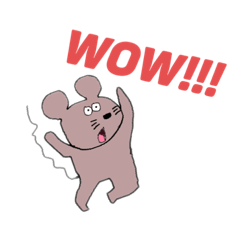 [LINEスタンプ] ねずみどん