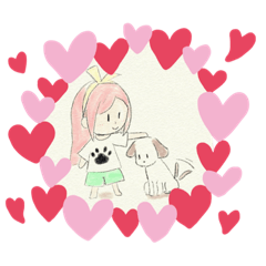 [LINEスタンプ] Happy with dog 2