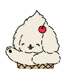 [LINEスタンプ] ソフトクリーヌその1