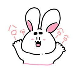 [LINEスタンプ] 眉毛のついた動物