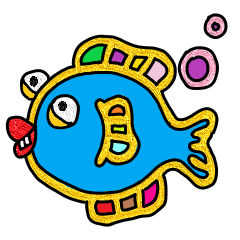 [LINEスタンプ] 歯魚