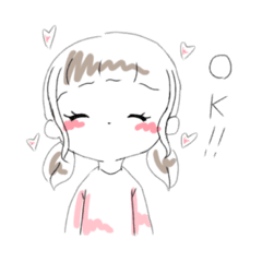 [LINEスタンプ] ルームウェア女子