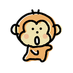 [LINEスタンプ] ゆる～いアニマルさるくん