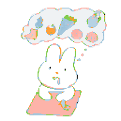 [LINEスタンプ] 私の小さなウサギ