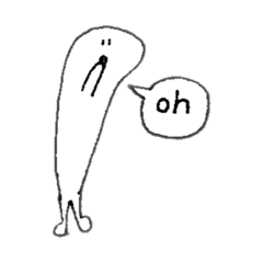 [LINEスタンプ] 長細いキミ