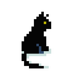 [LINEスタンプ] ドット子猫