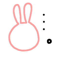 [LINEスタンプ] ちょっと変なウサギスタンプ