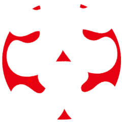 [LINEスタンプ] 大入り袋風な缶バッジ形スタンプ