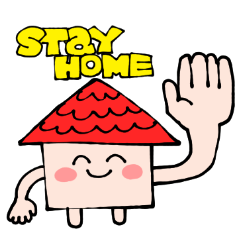 [LINEスタンプ] 〈stay home！〉家にいよう！
