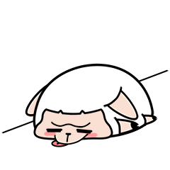 [LINEスタンプ] 卵の村のひつじの形が