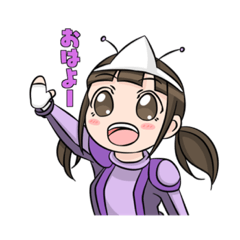 [LINEスタンプ] 地球にやってきた宇宙人