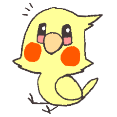 [LINEスタンプ] 白おかめのチークさん