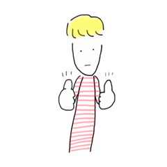 [LINEスタンプ] 笑わない住人