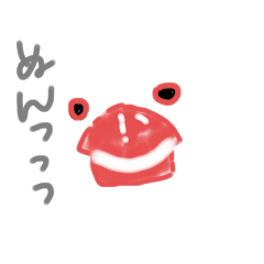 [LINEスタンプ] 文鳥をホラーっぽく仕上げてみました