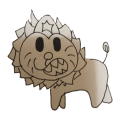[LINEスタンプ] 中◯ライオンくん