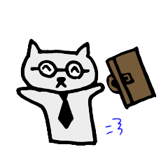 [LINEスタンプ] オヤジネコ by momo