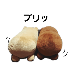 [LINEスタンプ] ちゃちゃ丸としば丸