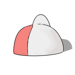 [LINEスタンプ] 赤白帽子の山田さん（非公式）