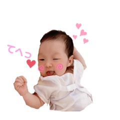 Cute posing baby