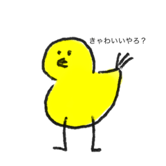 [LINEスタンプ] きゃわいいぴよこちゃん（日常）