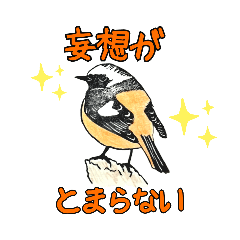 [LINEスタンプ] 野鳥のはんこスタンプ②