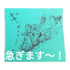 [LINEスタンプ] みや子＆いく子の日常