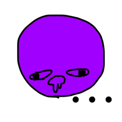 [LINEスタンプ] 新紫の変な奴