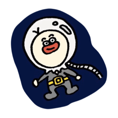 [LINEスタンプ] 自由気ままに カラフルに (モラウ)
