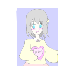 [LINEスタンプ] 〜月乃の日常スタンプ〜