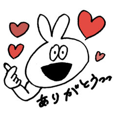 [LINEスタンプ] みがのうさぎちゃん