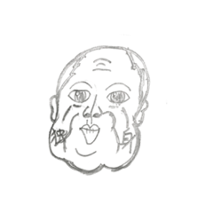 [LINEスタンプ] オヤジとシワ