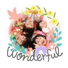 [LINEスタンプ] uekami  girls