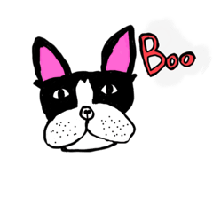 [LINEスタンプ] ボストンテリアのBooちゃん