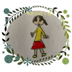 [LINEスタンプ] 元気いっぱい、小学生女の子スタンプ！