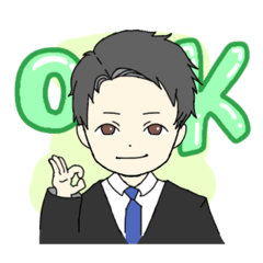 [LINEスタンプ] 働くイケメンスタンプ