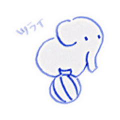 [LINEスタンプ] 青くゆるいどうぶつたち2