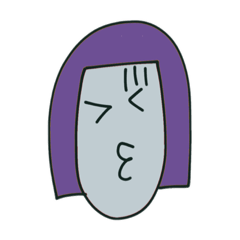 [LINEスタンプ] 笑ミちゃん。