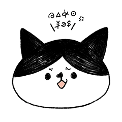 [LINEスタンプ] 乳牛猫の日常