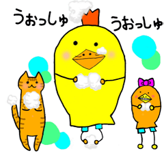 [LINEスタンプ] みー吉＆ゆきちゃん