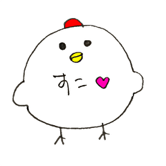 [LINEスタンプ] ニワトリのこっこさん