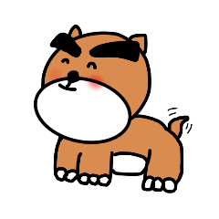 [LINEスタンプ] ハマ犬