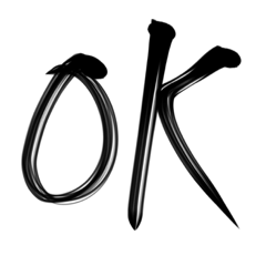 [LINEスタンプ] 習字文字2