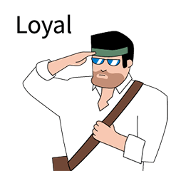 [LINEスタンプ] サラリーマンの手信号