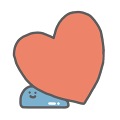 [LINEスタンプ] ほぼ固形のすらいむくん！！