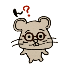 [LINEスタンプ] たぶん、ぼくはクマ。