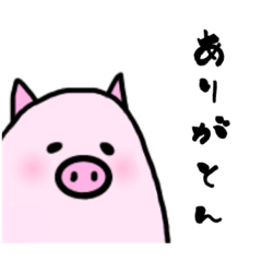 [LINEスタンプ] ゆるいぶた スタンプ